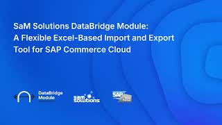 How to use the DataBridge Import and Export Module for SAP Commerce Cloud from SaM Solutions