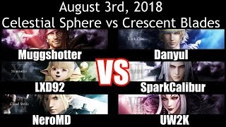 Dissidia NT - Celestial Sphere vs. Crescent Blades (Aug 3rd 2018 | 2/7)