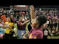 Epic Cheer battle between the G County Sundevils and  Texas City Stingrays at half time