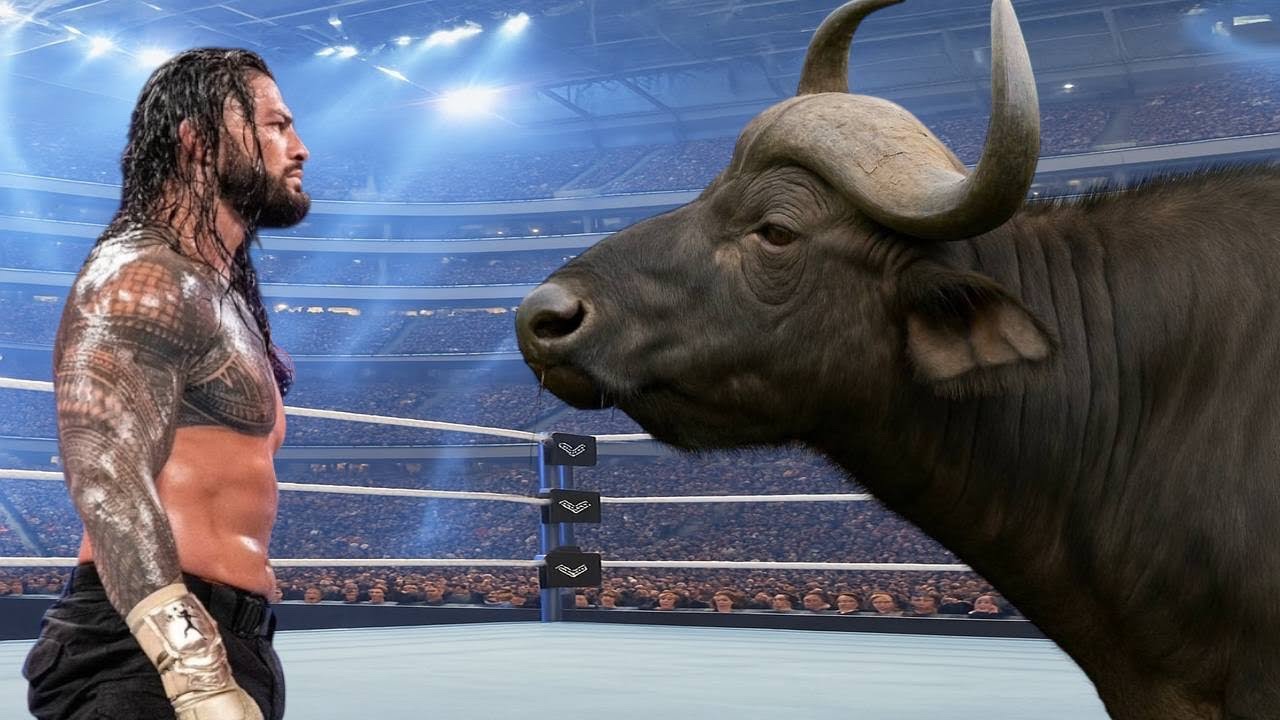 Roman reigns vs. Buffalo : full match - WWE 2K24 | 5 January 2026