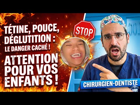 Les dangers de la tétine, du pouce et de la mauvaise déglutition ￼