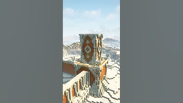 Large Desert Temple | Tutorial | Timelapse build