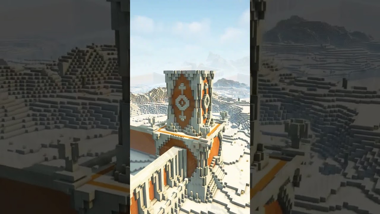 Large Desert Temple | Tutorial | Timelapse build