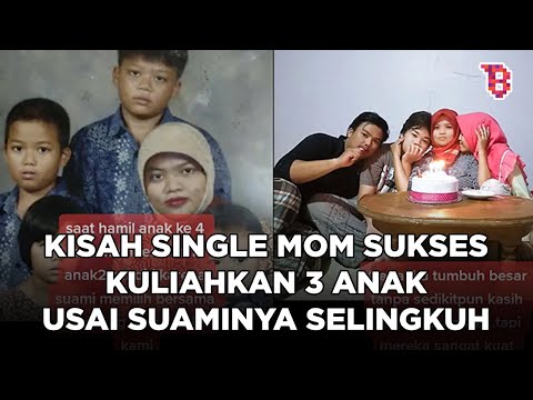 Suami selingkuh, single mom ini berhasil kuliahkan 3 anak sendirian | TRENDING