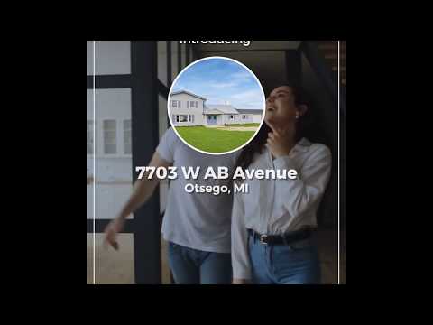 7703 W AB Ave, Otsego, MI home video tour