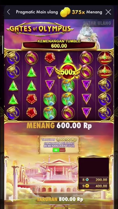 GATE OF OLYMPUS X500 PECAH DILUAR #slotgacor #slotgacorhariini #slotpragmatic  #slotonline #shorts