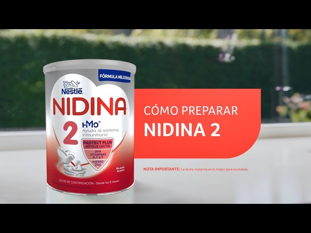 Cómo preparar el biberón de NIDINA para tu bebé? 