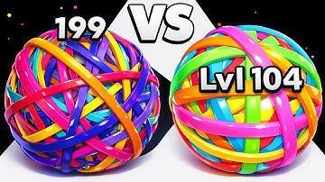 Rubberball Runner 🔴 vs Rubber Ball Run ∞ ASMR Gameplay | Ball Run 3D Merge Math Games WQ5868