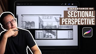 Architectural Drawing Tutorial: How to Draw in Sectional Perspective