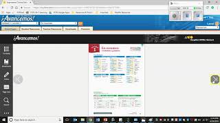 Accessing the Avancemos Textbook and Workbook pages online