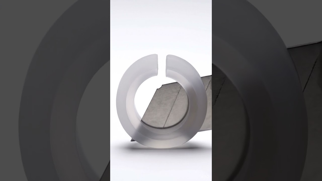 Cutting a with a Power Indicator Ring Knife ASMR | Oddly Satisfying