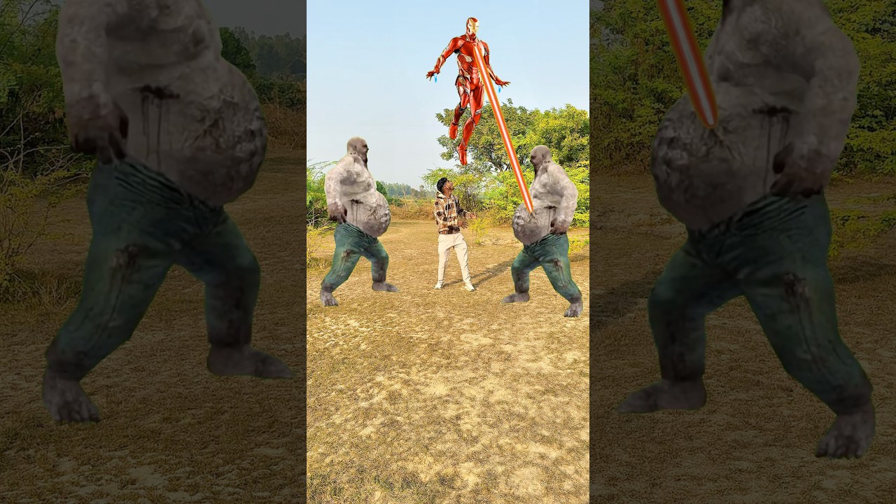 Iron Man 🧍‍♂️vs zombies 🧟👹