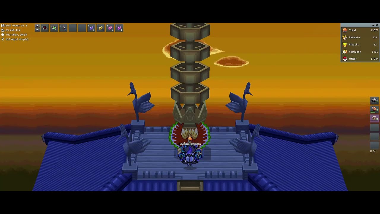 Ho-oh Boss Battle in PokeMMO