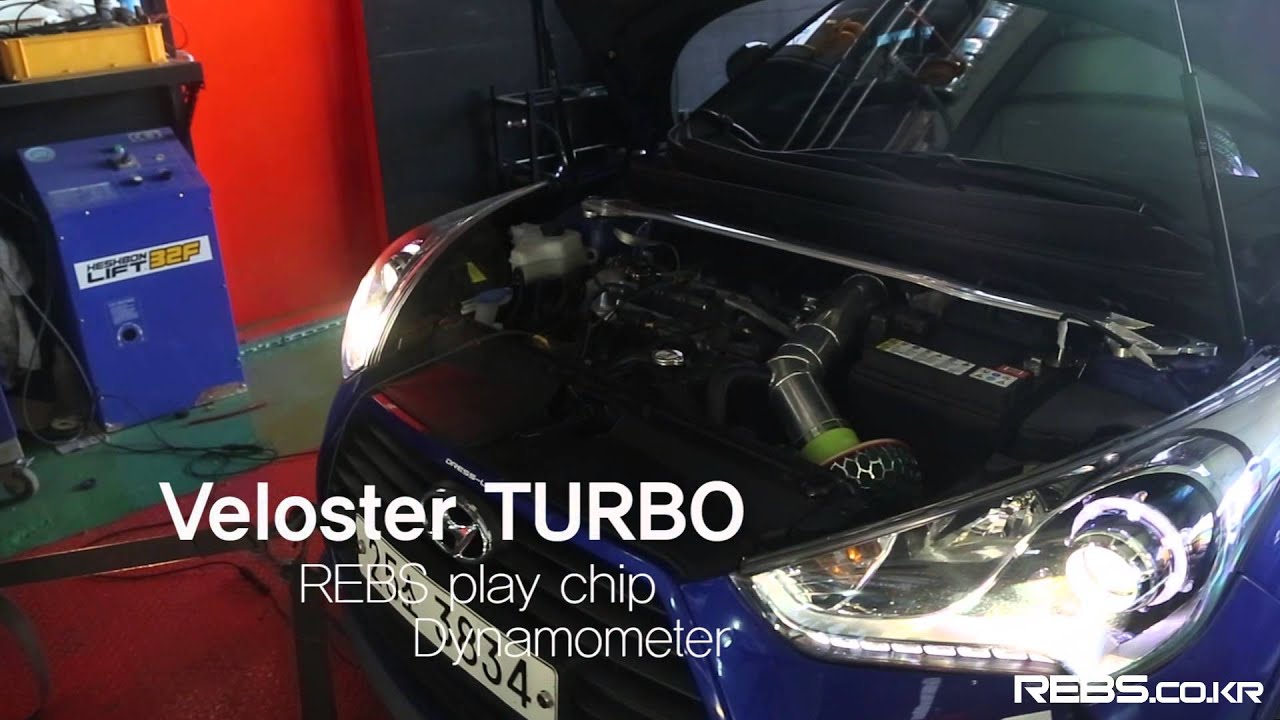Veloster TURBO REBS play chip Dynamometer