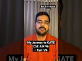 My Journey to GATE CSE AIR 96 in 1st attempt