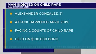 Man indicted on child rape