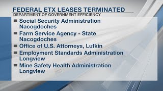 Department of Government Efficiency terminates leases of five East Texas offices