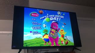 Barney Super Dee Duper Day Title Screen
