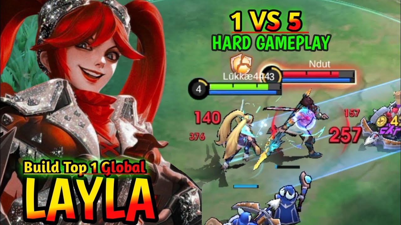 😱 1 SHOT 1 KILL Layla Hard Gameplay– Longest Range Sniper in Mobile Legends!