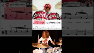 DRUM BATTLE with #animal #muppets #drums