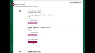 Fall Product Program Troop Training - Delivery Tickets