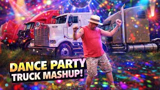 DANCE PARTY @Gentryandsons  #trucks #freightliners #cabovers #dancing #danceparty #funnyvideo #lmao