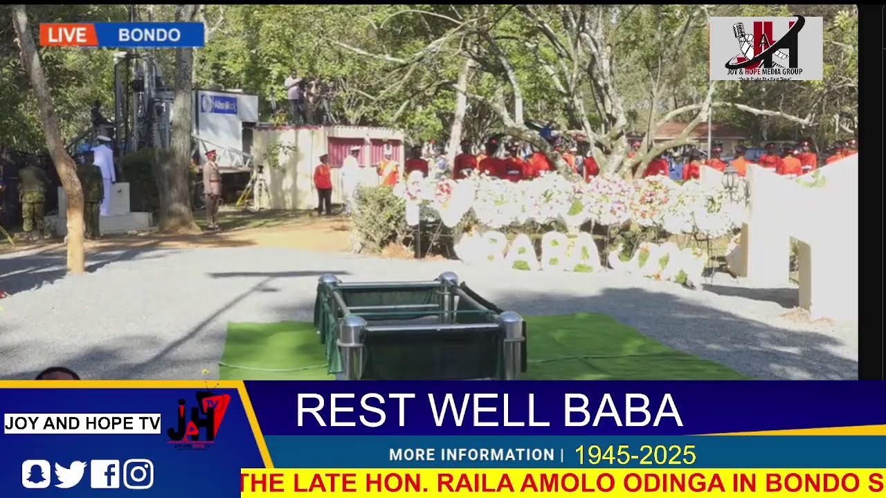 THE SEND-OFF OF LEGEND HON. RAILA ODINGA IN BONDO