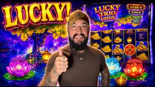 We got LUCKY with Lucky Trio Lotus! 🪷 LAST SPIN MAGIC Bonus!