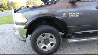 Adding Laramie flares and mud flaps to 4th gen RAM 3500
You can re-use your screws and fender liners. You will need matched mud flaps and push-plugs are helpful.
2500 3500 Dodge Ram 2013 2014 2015 2016 2017 2018 how to diy Adding Laramie flares and mud flaps to 4th gen RAM 3500