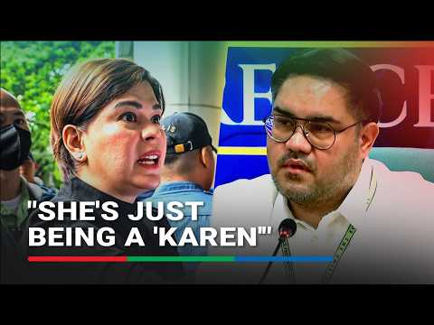 Ortega tinawag na 'Karen' si VP Sara