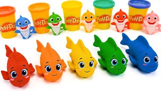 Satisfying Video 🐠 How To Make Rainbow Kinetic Sand Fish With Color Box Cutting ASMR