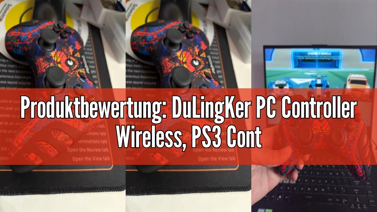 Produktbewertung: DuLingKer PC Controller Wireless, PS3 Controller PC ...