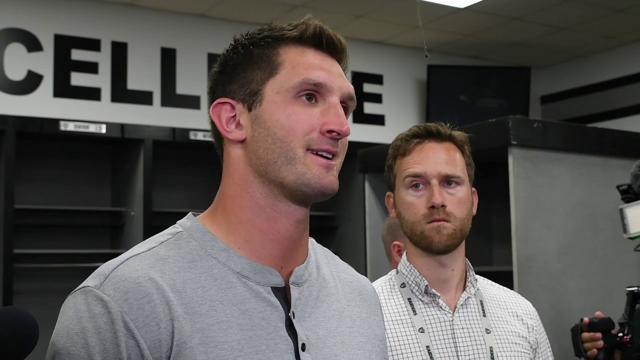 Nate Peterman Was Going To Slide On His 50-yd Run, But Nobody Was There To Tackle Him oakland raiders news now