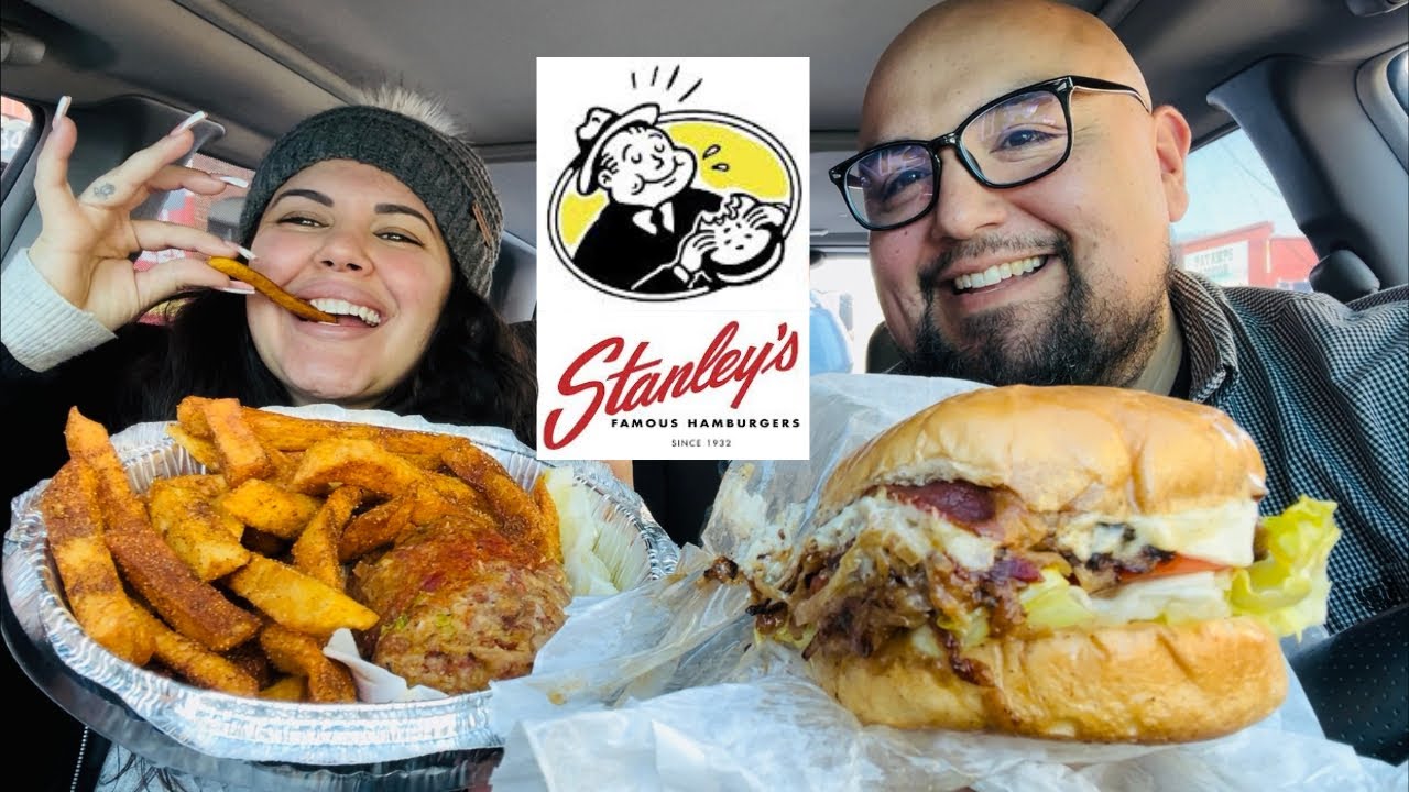 Stanley's Famous Hamburgers 🍔 Bacon Cheeseburger, Dirty Fries