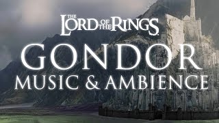 Lord Of The Rings Music Ambience Gondor - Morning Rain And Thunder At Minas Tirith