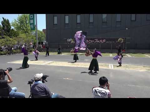 長州蛮子隊　♪月華炎舞　新川市祭り2022 常盤通り会場