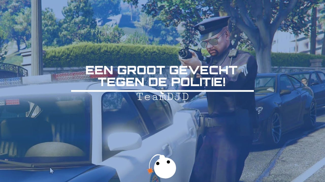 EEN GROOT GEVECHT TEGEN DE POLITIE! Gta V Online freeroam YouTube