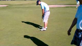 Jim vs Jack-first put @ Naperbrook golf course