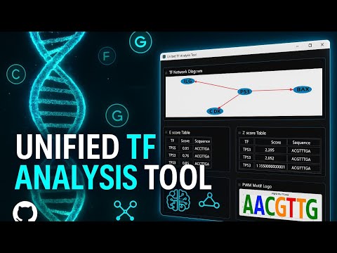 Unified Transcription Factor Analysis Tool | Bioinformatics Project (Python + PyQt5 + AI)
