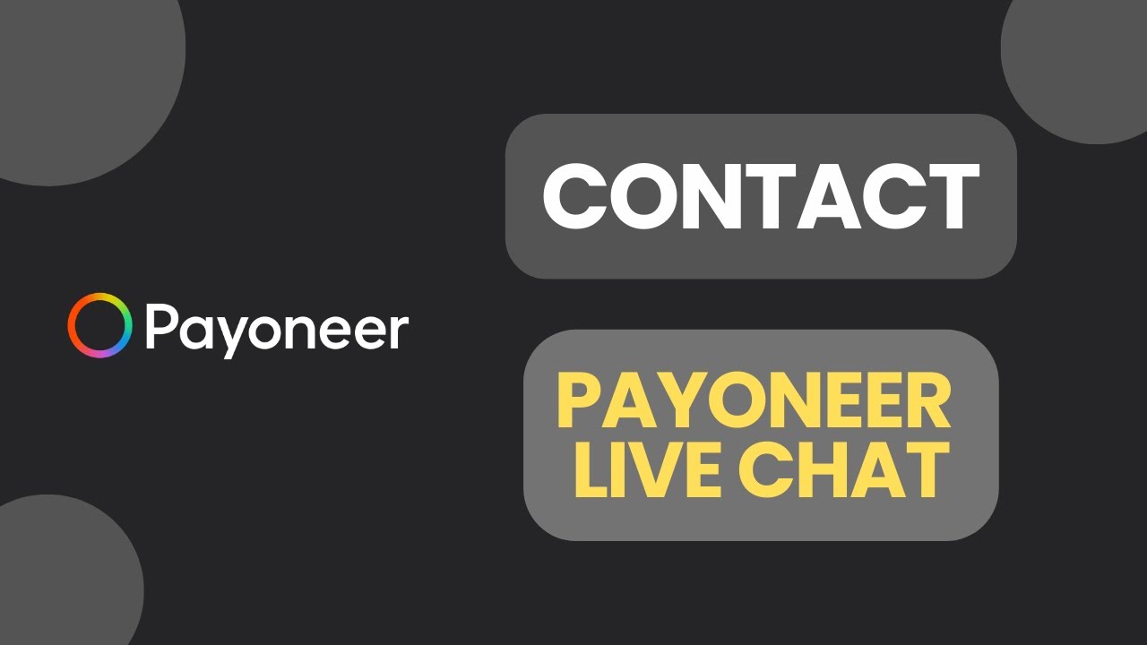 How To Contact Payoneer Live Chat 2024 YouTube How to contact payoneer live chat 2024 youtube