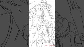 Acheron Digital Painting Art Process