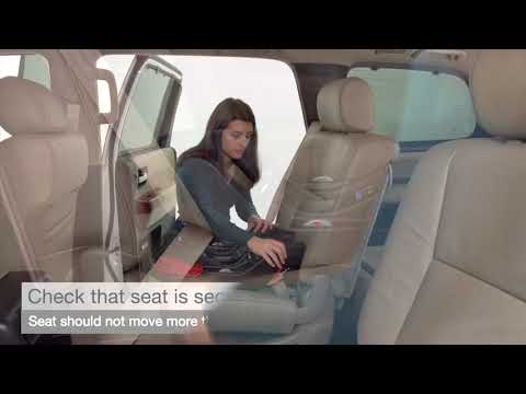 Britax B Safe Gen2 Infant Car Seats How to Install using Vehicle Seat Belt
