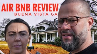 Check out this air BNB review in the tiny rural town of Buena Vista Georgia.