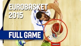 Greece v Slovenia - Group C - Full Game - Eurobasket 2015