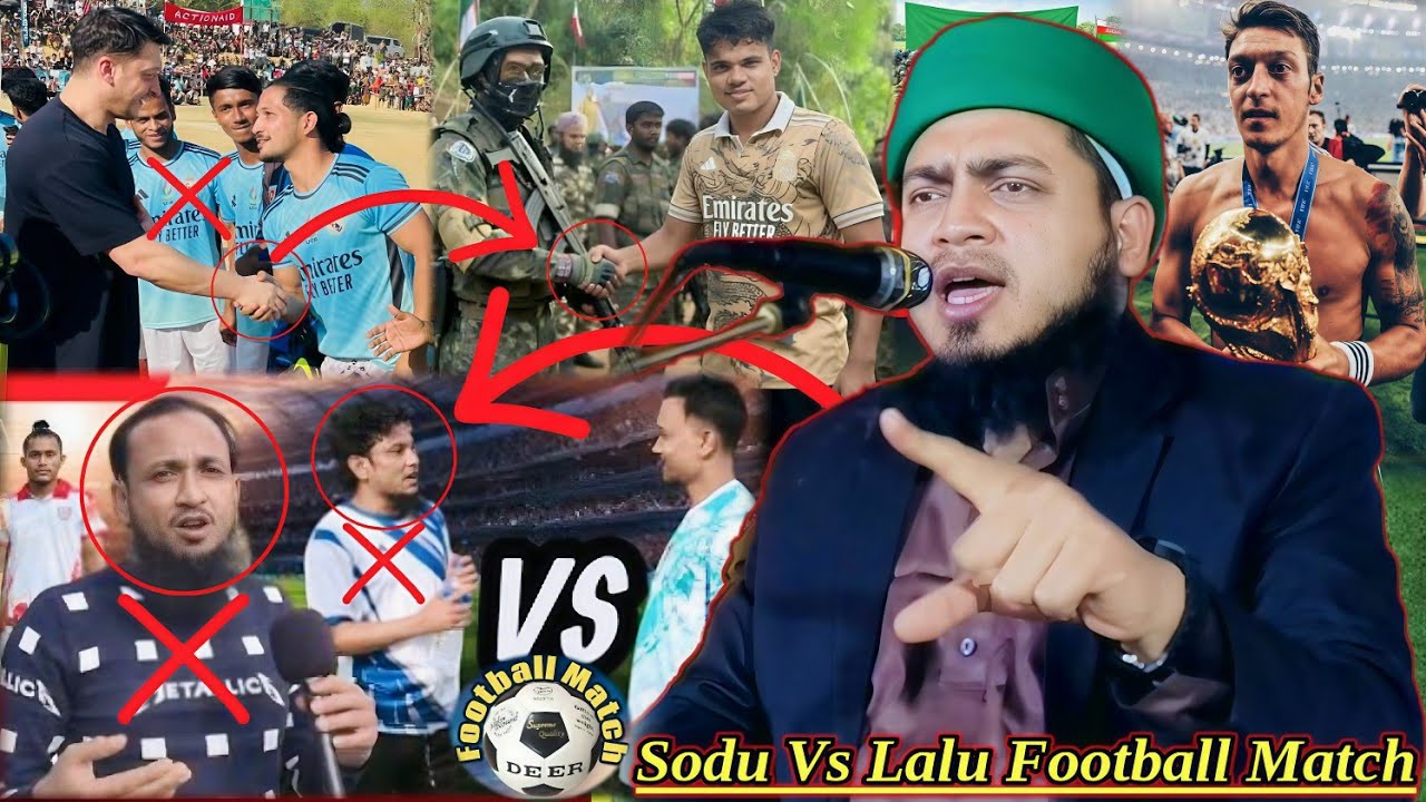 Kawal Sodu Vs Lalu Football Match | Mufti Ridwanul Kadir | Bangla Waz | Rohingya Waz | Rohingya News