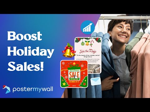 Master Christmas Retail Marketing with PosterMyWall - video from PosterMyWall