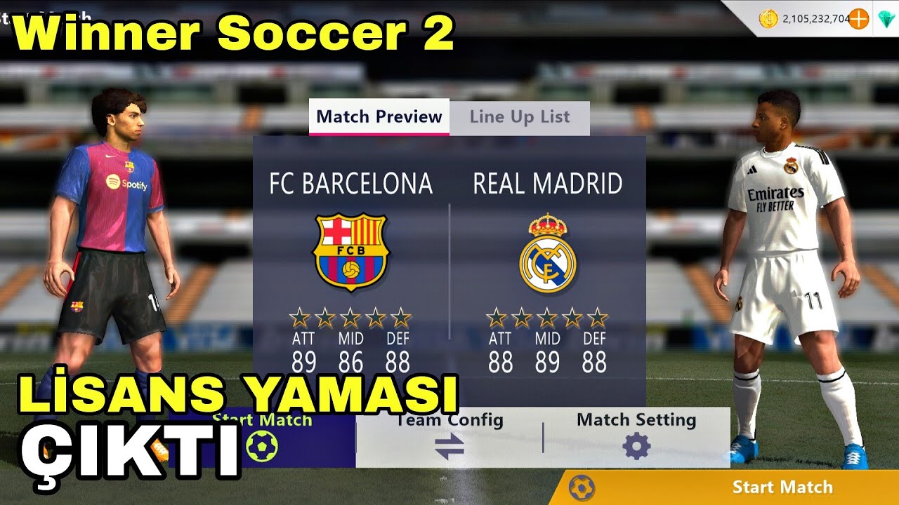 Winner Soccer 2 Lisans Yaması Çıktı | Logo Forma Lig Yaması Nasıl Yapılır 