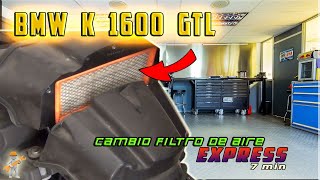 BMW K 1600 GTL    Cambio Filtro de Aire