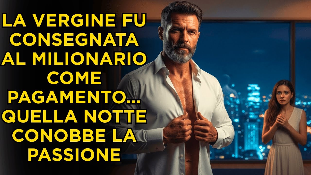 La vergine fu consegnata al milionario come pagamento... quella notte conobbe la passione