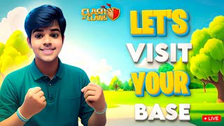LET'S VISIT YOUR BASE |ATTACKS| #coclive #coc